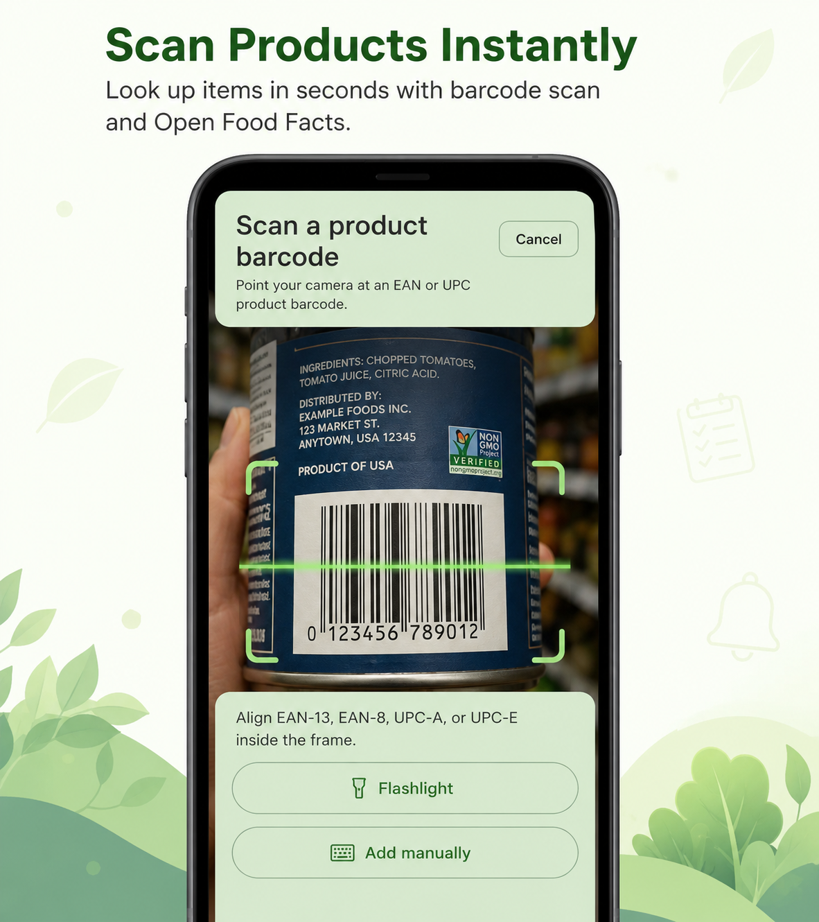 ExpiryMate barcode product lookup